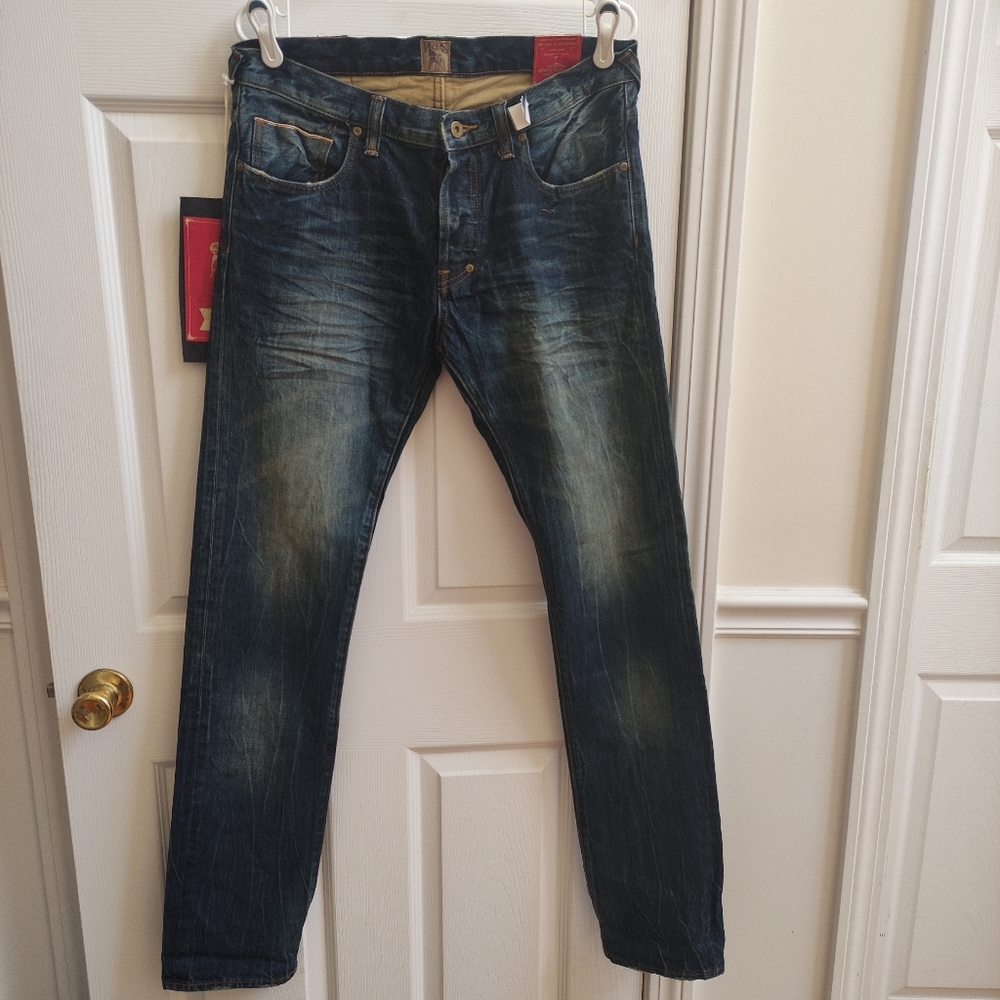 American-Japanese PRPS Rambler Selvedge Denim Jeans Size 34x35 DONWAN HARRELL